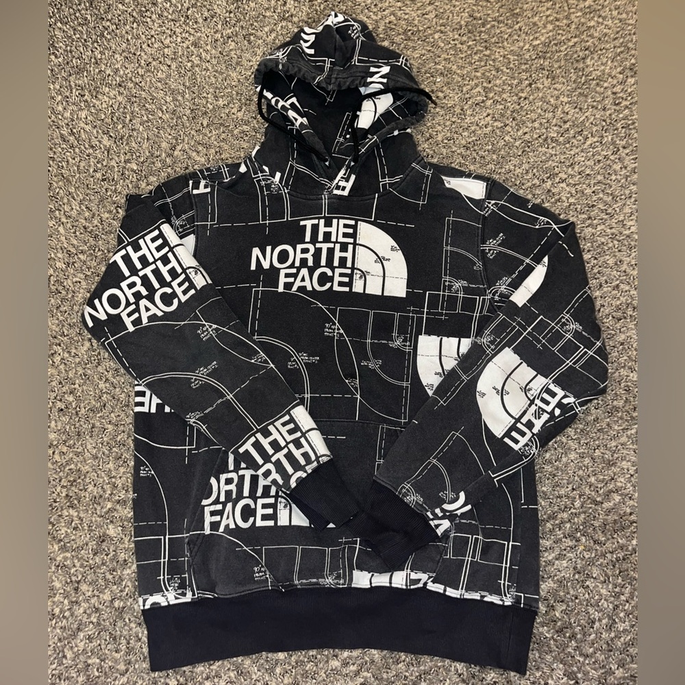 The NORTHFACE half dome all over hoodie